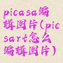 picasa编辑图片(picsart怎么编辑图片)